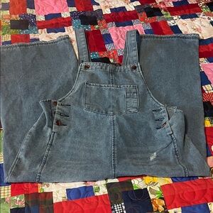 Blue Denim Overalls